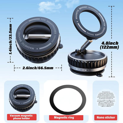 Upgraded Magnetic Car Phone Holder With 360 Rotation - Smarsty