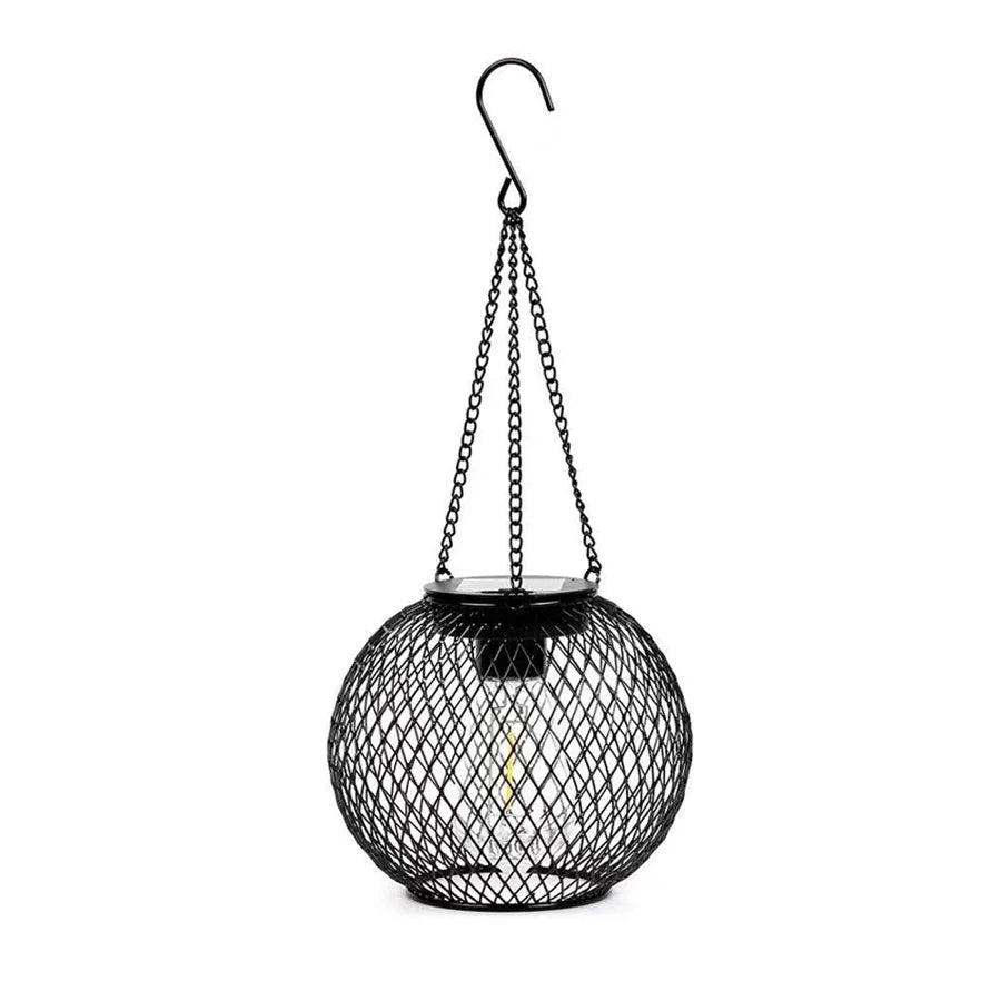 Outdoor Solar Iron Lanterns for Garden Decor - Smarsty