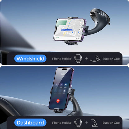 Universal Car Phone Mount With Strong Suction 360 Rotation - Smarsty