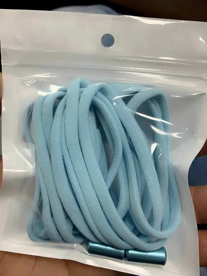1Pair Elastic Lazy Shoelaces No Tie Shoe Laces Sneakers Flats Shoelaces for Kids Adult Quick Shoelace Fit All Shoes Freeshipping