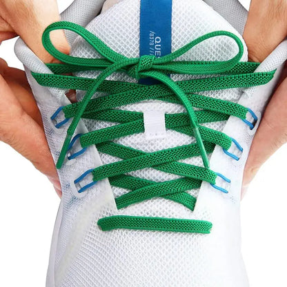 Classic Elastic Shoelaces Flat Sneakers Shoe Laces 7mm Width Shoelace for Kids Adults Shoe Lace Accessories Shoestring Fashion - Smarsty