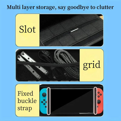 Waterproof Slim Travel Case for Switch 2 Accessories - Smarsty