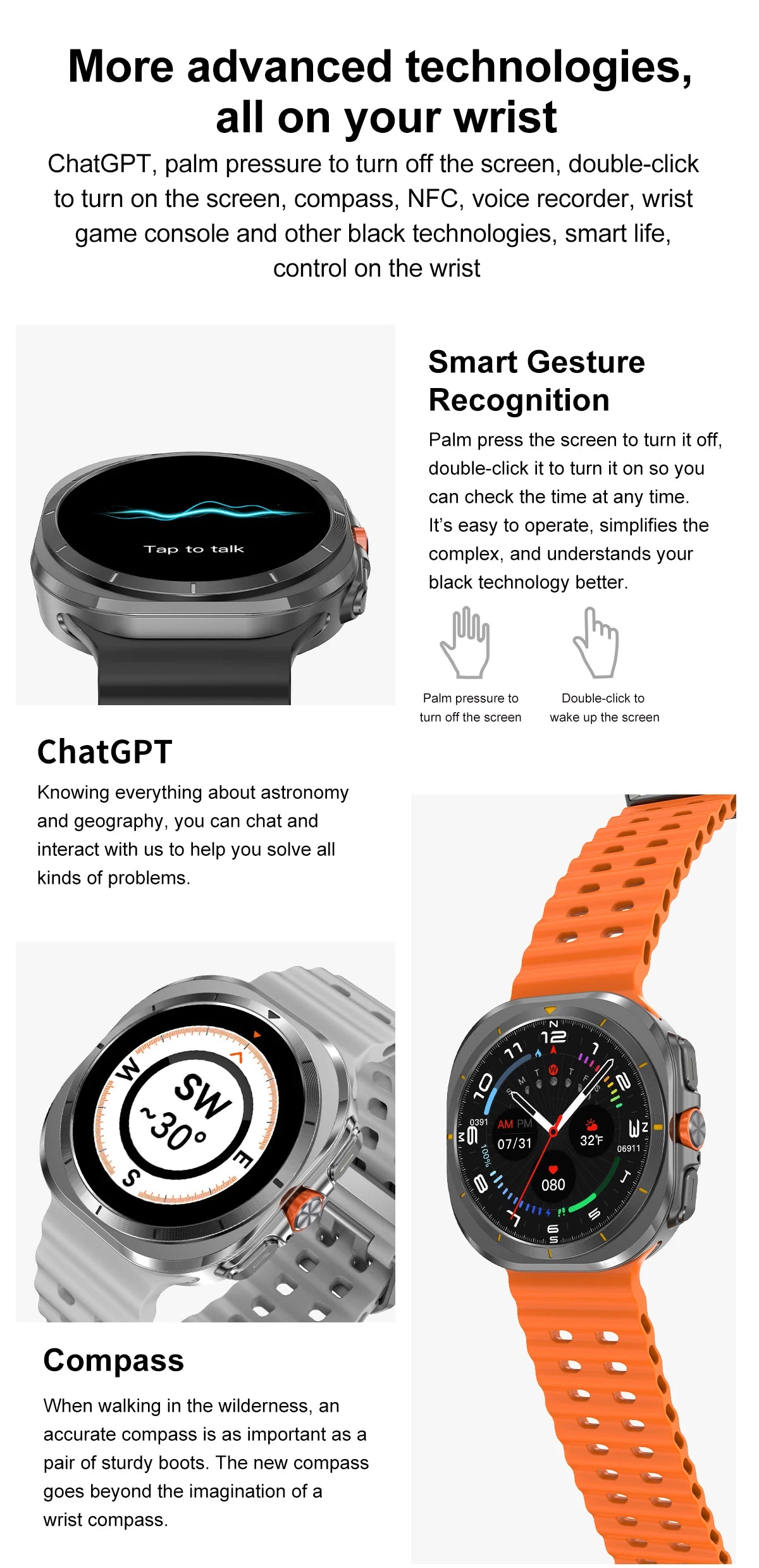 Samsung Galaxy Watch 7 Ultra Fitness Smartwatch 32GB Memory - Smarsty