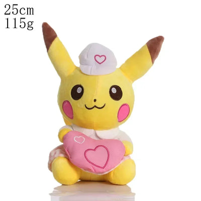 Pokemon Pikachu Pichu Charmander Bulbasaur Squirtle Psyduck Eevee Plush Soft Stuffed Animals Peluche Plushie Toy Small Doll - Smarsty