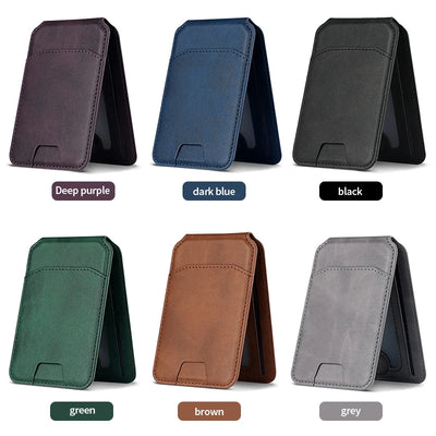 MagSafe Leather Wallet Case for iPhone Card Holder - Smarsty