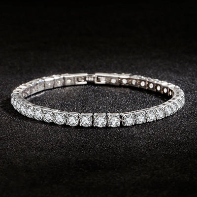 S925 Sterling Silver Tennis Ball Bracelet for Women - Smarsty