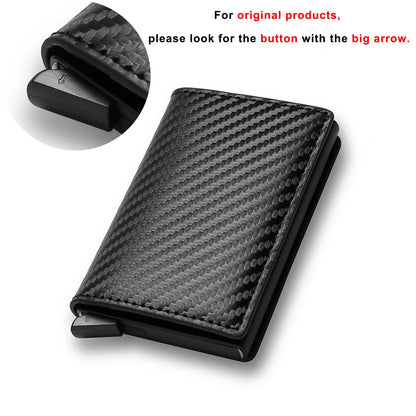 Anti Thief Rfid Credit Card Holder Smart Minimalist Wallet Men Women Slim Bank Cardholder Case Money Bag Cash Creditcard Purse - Smarsty