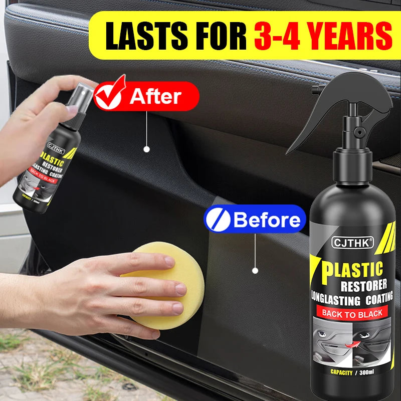 Back To Black Plastic Restorer With Longlasting Shine - Smarsty