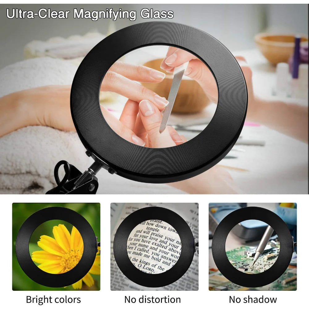 72LED Illuminated Magnifier with 8X 10X Magnification - Smarsty