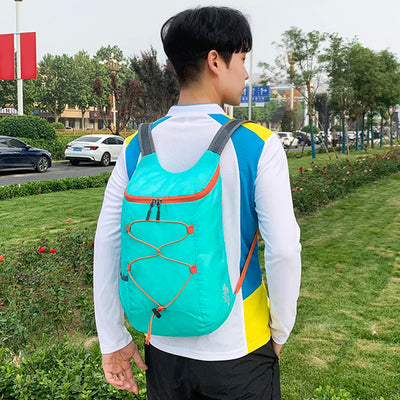 10L Foldable Portable Backpack Splashproof Folding Mountaineering Bag Ultralight Travel Daypack Bag Sports Daypack for Men Women - Smarsty