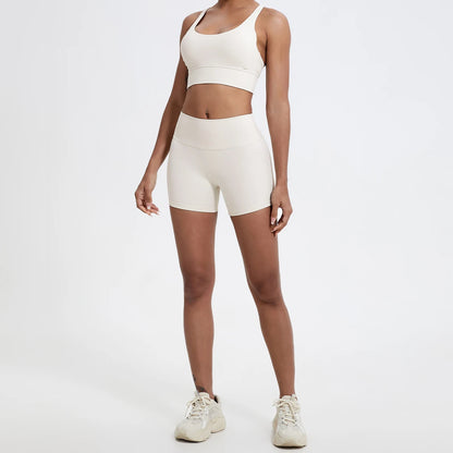 Hearuisavy Running Sports Shorts Women Buttock Lift Gym Leggings Women Cycling Slim Fit Workout Shorts High Waist Yoga Shorts - Smarsty