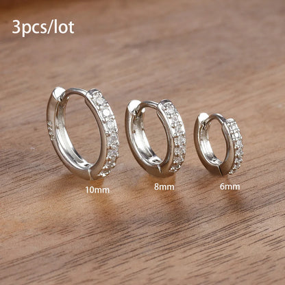 3 Piece Stainless Steel Star Drop Earrings Set for Women - Smarsty