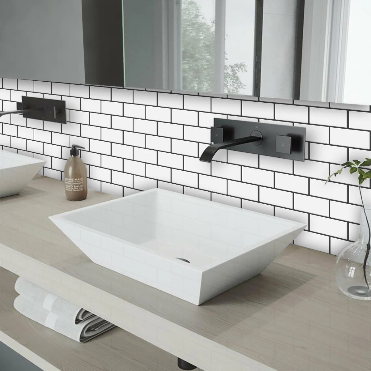 Peel and Stick 3D Brick Wall Stickers for Easy Home Decor - Smarsty