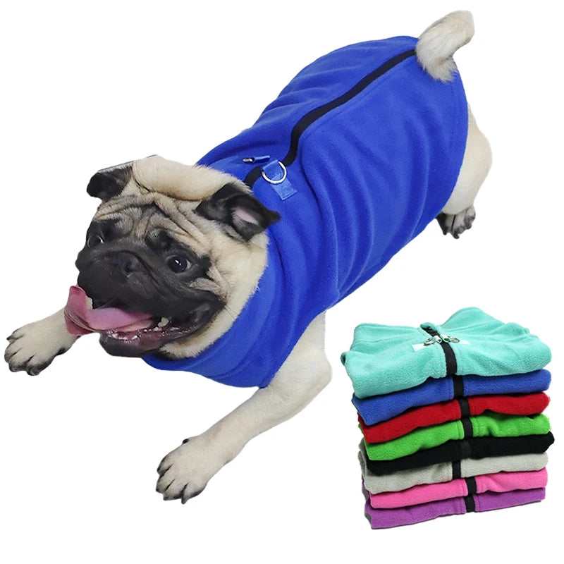 Winter Fleece Dog Jacket for Small Pets - Smarsty