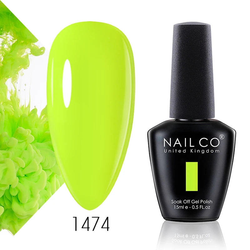 NAILCO 15ml Gel Top Coat and Base Coat for Long-Lasting Shine - Smarsty