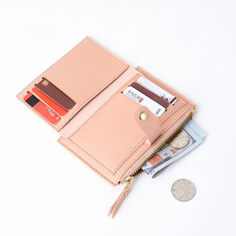 Wallet female ins students 2024 new wallet female ultra-thin card bag one small change bag clutch bag - Smarsty