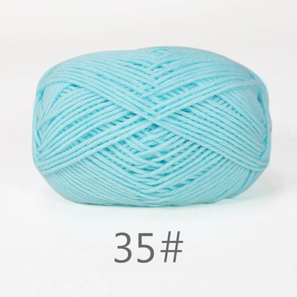 Soft Milk Cotton Yarn for Hand Knitting Projects - Smarsty