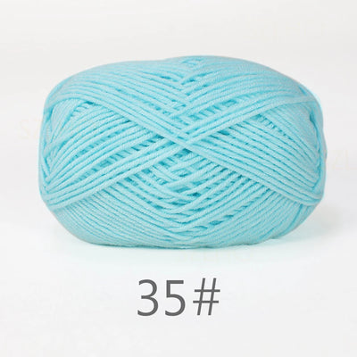 Soft Milk Cotton Yarn for Hand Knitting Projects - Smarsty