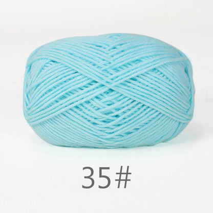 Soft Milk Cotton Yarn for Hand Knitting Projects - Smarsty