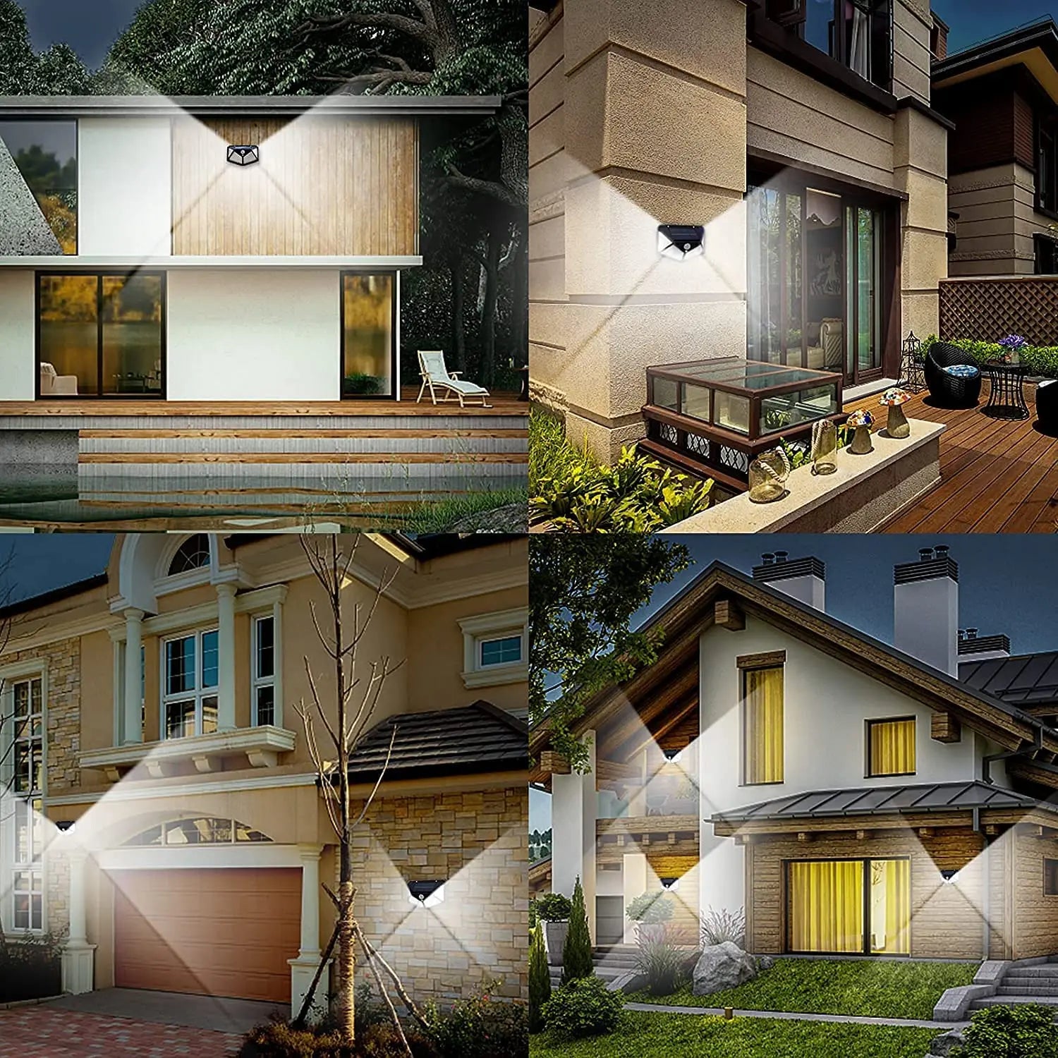 100 LED Solar Wall Light with Motion Sensor - Smarsty