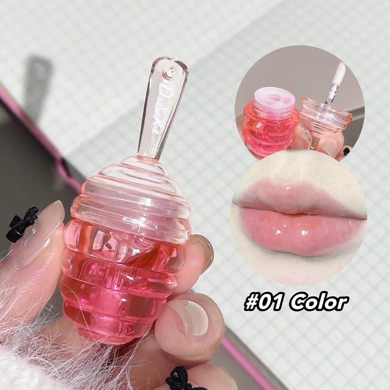 Small Honeypot Lip Oil for Moisturizing Soft Lips - Smarsty