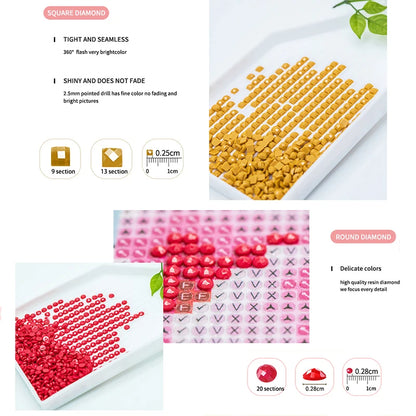 SDOYUNO Diamond Painting Kit for Ancient Architecture - Smarsty