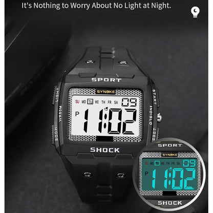 SYNOKE Waterproof Sports Watch with Night Glow Feature - Smarsty