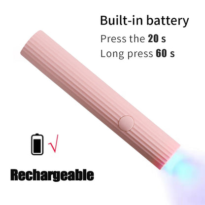 LULAA Handheld Mini Nail Lamp For Quick Gel Drying - Smarsty