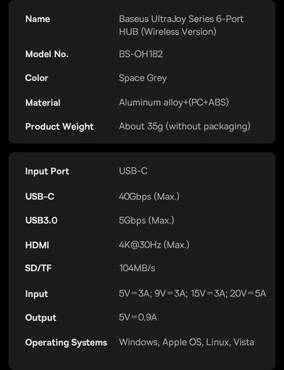 Versatile 4K USB-C Hub with HDMI and Thunderbolt Support - Smarsty
