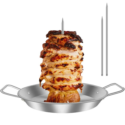 Stainless Steel Vertical Meat Skewer Grill Rack - Smarsty