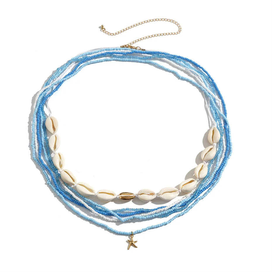 Boho Starfish Pendant Belly Chain for Women - Smarsty