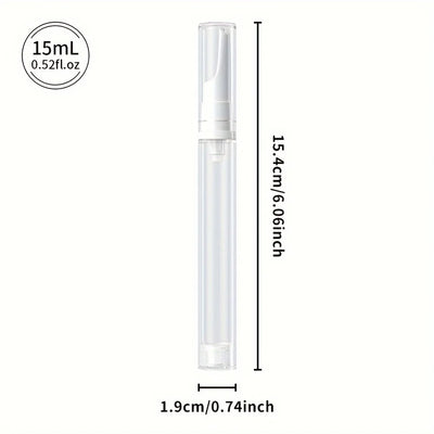 Clear Airless Foundation Dispenser Travel Bottles Set - Smarsty