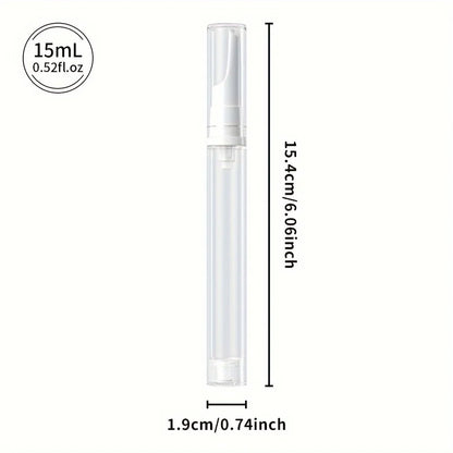Clear Airless Foundation Dispenser Travel Bottles Set - Smarsty