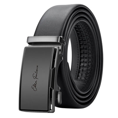 OYIFAN Genuine Leather Men Belt Adjustable Automatic Buckle - Smarsty