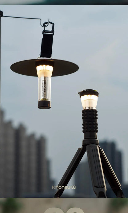 3000mah GZ Lighthouse camping light Super Long Battery Life LED Camping Tent Hiking Atmosphere Lamp Tower Flashlight