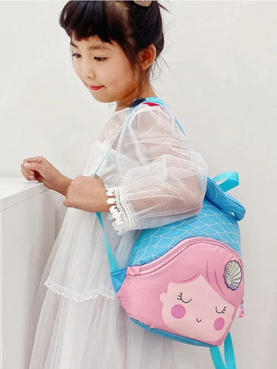 Princess Sequin Toddler Backpack Mermaid Fishtail Kids - Smarsty