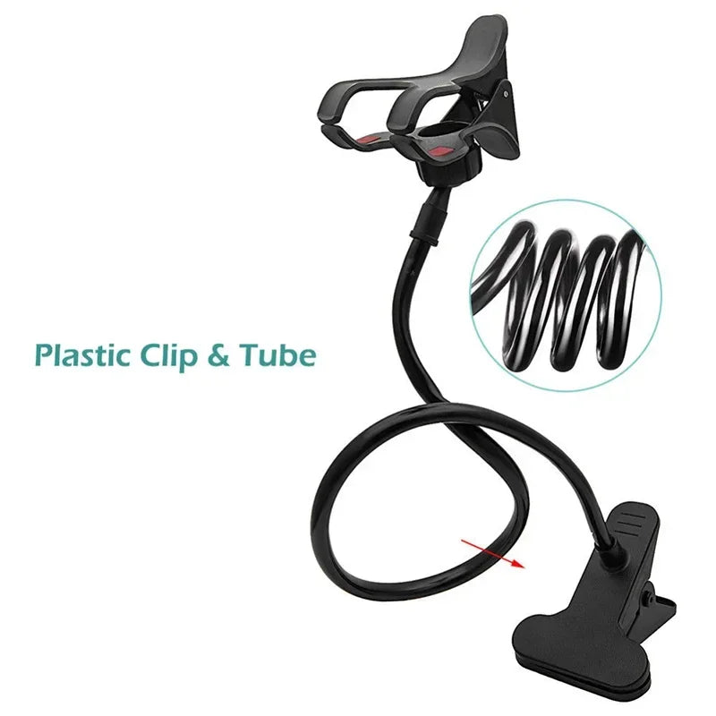 Gooseneck Phone Holder With Flexible Clip Bracket Arm - Smarsty