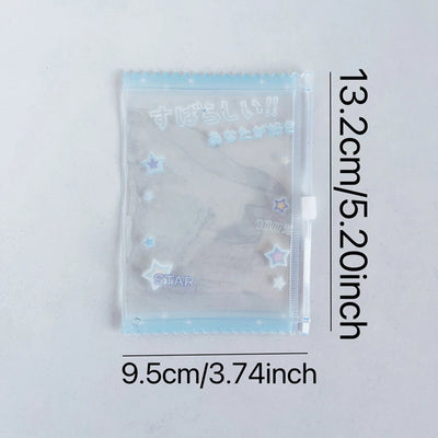 INS Transparent Candy Bag Badge Holder Korean Photocard Holder Display Bag Pendant Idol Photo Card Protective Cover Card Holder - Smarsty