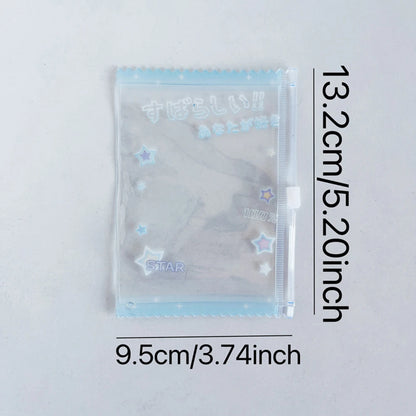 INS Transparent Candy Bag Badge Holder Korean Photocard Holder Display Bag Pendant Idol Photo Card Protective Cover Card Holder