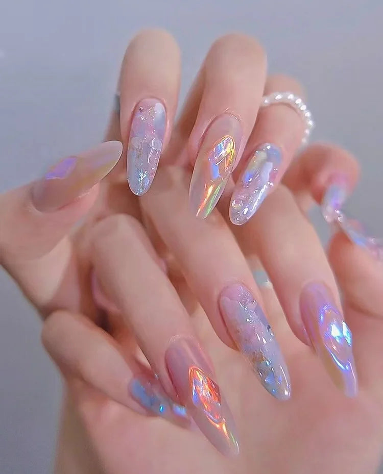 Shimmer Aurora Nail Powder Set for Stunning Manicure - Smarsty