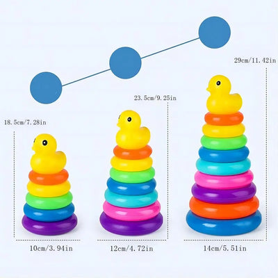Montessori Baby Toy Rolling Ball Tower Montessori Educational Games For Babies Stacking Track Baby Development Toys 1 2 3 Years - Smarsty