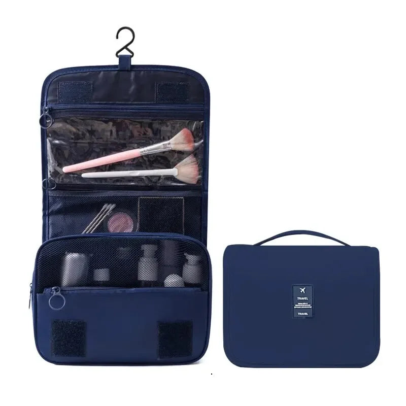 Capacity Dry Wet Separation Handheld Storage Bag Washable Bag Large Travel Multi Functional Hanging Makeup Bag With Hanging - Smarsty