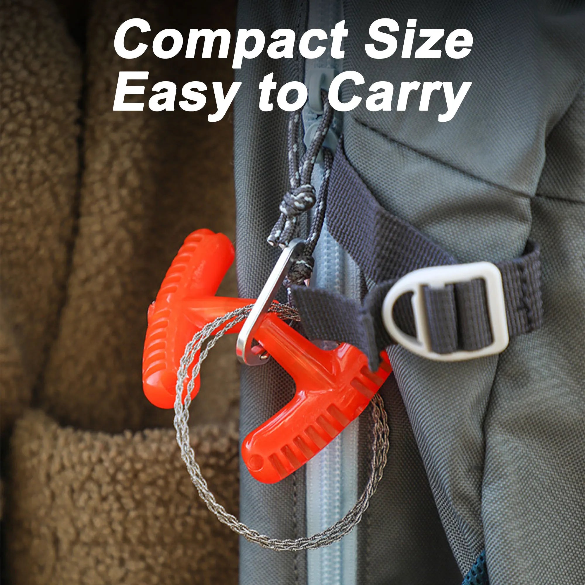 Cable Saw Stainless Steel Wire Saw Pocket Hand Saw for PVC, PE, ABS Pipes Cutting, Camping Hiking Wood Cutting by Smarsty