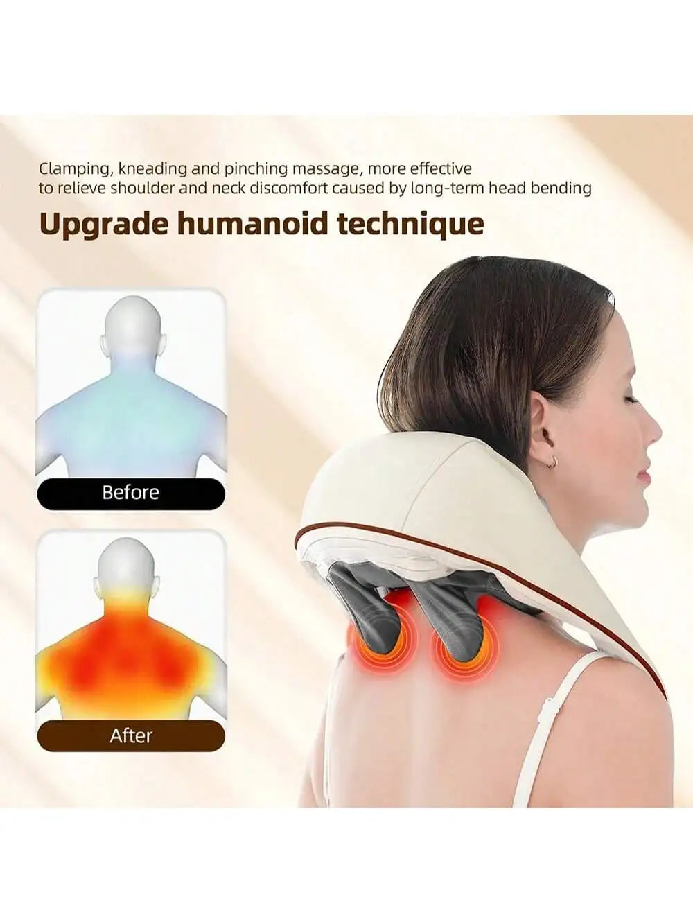 Manual Wooden Massage Roller for Full-Body Relaxation - Smarsty
