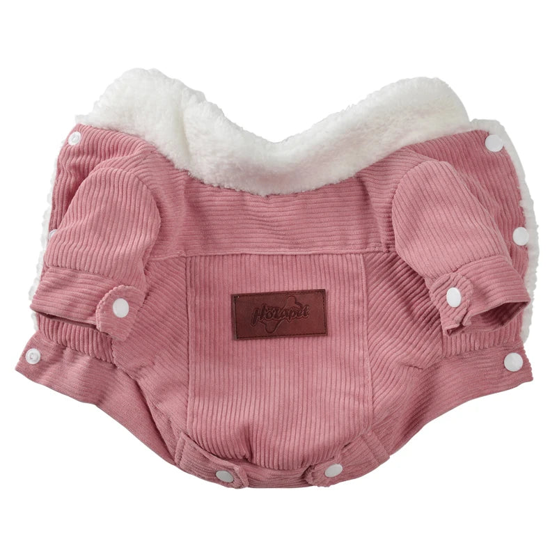 Warm Fleece Dog Jacket for Small Pets - Smarsty