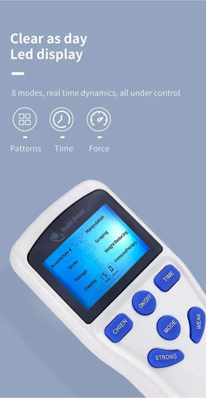 8 Modes EMS Dual Channel Muscle Massager for Fatigue Relief - Smarsty