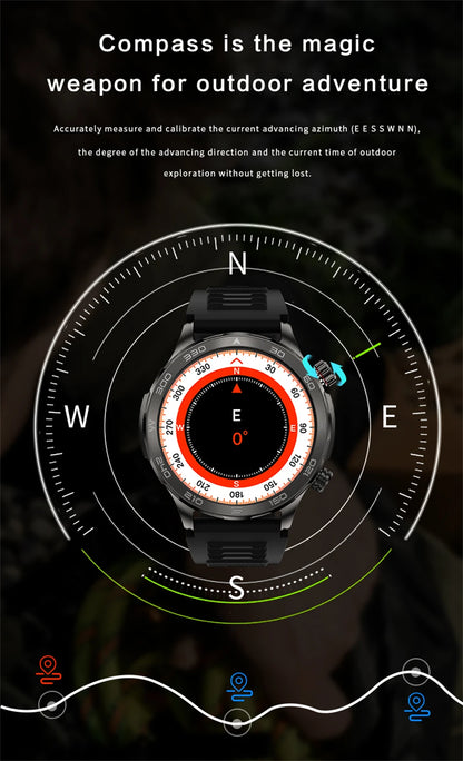 Bluetooth Call Smart Watch For Men With GPS Waterproof - Smarsty