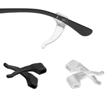 2/40pcs Silicone Ear Hook Anti-slip Glasses Leg Ear Sleeve Bracket Fastener Sunglasses Accessories Grip Anti-fall Eyewear Holder - Smarsty