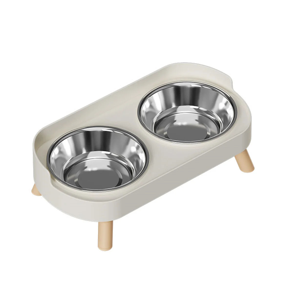 Colorful Double Bowl for Dogs and Cats with Large Capacity - Smarsty