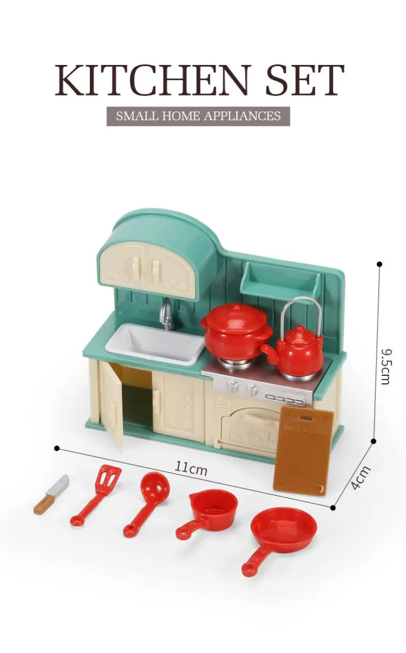 family games dollhouses playhouse miniature furniture pretend toys princess castles villas Christmas present kids toys by Smarsty